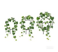 Treillis de jardin, structure de support métallique décorative, tuteur métallique pour pots de fleurs, pour jardinage familial, intérieur, extérieur et jardin