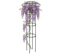 Treillis de Jardin, Support décoratif pour, Cadre d'escalade Vertical avec Design en Acier Inoxydable Stable, Tour de Vigne extérieure avec Structure de Charge Solide, Accessoires de Jardin