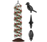Treillis de jardin Support tour pour tomates grimpantes à hauteur réglable | Cage à pour extérieur, patio, cour, balcon, intérieur, grimpantes, cultures, légumes et fleurs