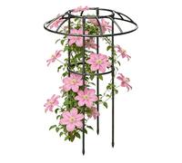 Treillis de jardin | Supports de vigne verticaux antirouille | Cadre de tour de fleurs d'extérieur | pour vigne, rose, clématite, légumes, dragon, fruits, concombre, hortensias, jasmin