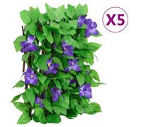Treillis de Lierre Artificiel Extensible Écran de Clôture Jardin Vert vidaXL