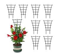 Treillis de plantes,Treillis de plantes - Échafaudage de plantes d'intérieur,Treillis de jardin de 8 pièces pour plantes grimpantes d'extérieur et d'intérieur, support de plante empilable pour plantes