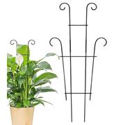 Treillis de support pour , support pour en pot,Treillis grimpant en métal pour en pot - Support pour grimpantes en fer, pour chèvrefeuille, orchidée, roses,