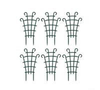 Treillis empilable pour plantes en pot, petit cadre de support d'escalade, piquet d'intérieur pour pots, treillis de croissance des fleurs en plastique pour haricots verts, piment, jardin compact (6
