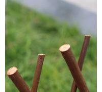 Treillis en bois extensible de 40 cm pour jardin - Paravent rétractable en bois naturel pour soutenir des vignes ou des sections extérieures séparées
