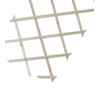 Treillis en bois FSC extensible TRELLIWOOD - 1 x 3 m - Naturel