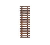 Treillis en bois Larix siberica | Tailles multiples marron for la décoration murale du balcon et le support for plantes grimpantes(29x120cm)