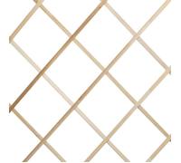 TERRE JARDIN - Treillis Jardin, 180 x 80 cm - Bois Blanc - Extensible, Accordéon - Décoration Florale Murale, Plantes Grimpants