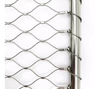 Treillis En Câble D'acier Inoxydable, Treillis Décoratif Pour Jardin, Filet De Sécurité Pour Balcon Et Escalier, Filet De Protection Antichute, Clôture Pour Enclos D'animaux De Zoo(1x9m)