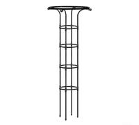 Treillis en métal de style obélisque pour plantes grimpantes conçu pour une utilisation avec des vignes à fleurs, des plantes fruitières et des herbes (185 cm)