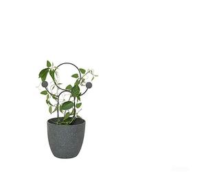 Treillis en métal empilable pour plantes grimpantes, cadre en fer pour | Design modulaire empilable de forme géométrique artistique comprenant des attaches de câble pour un assemblage facile