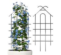 Treillis en métal pour grimpantes - 52 cm de Haut - pour vignes, concombres, tomates, Roses, Raisins, Monstera, Lierre et d'intérieur