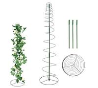 Treillis en métal pour grimpantes en Plein air | Supports de pour l'extérieur, obélisque en de Jardin résistant à la Rouille pour Pois, Haricots Fleurs Roses vignobles