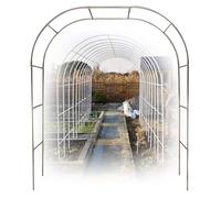 Treillis en métal pour plantes grimpantes, 1,2 m x 2,3 m - Support de jardin, tonnelle décorative extérieure pour vignes, fleurs et jardin