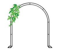 Treillis en métal pour rosiers grimpants - Arche de jardin galvanisée disponible en 120 cm, 140 cm, 180 cm, 200 cm, 350 cm - Arche de rosier robuste antirouille pour une croissance optimale