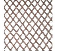 Treillis en osier - Intermas Gardening - Willow Trellis - Rectangulaire - 1 x 2 mètres - Gris