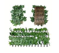 Treillis Extensible Clôture rétractable en Fausse Vigne de Lierre, 1 Feuille