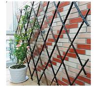 Treillis Extensible en Bambou, Clôture en Treillis Nature pour Diviseurs, Décoration Murale, Panneau Double, Outils De Jardinage pour Plantes Grimpantes Vegetables Support