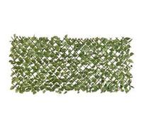 Treillis Extensible En Osier Avec Feuillage Pe Laurier Palme 180 X 90 Cm - Nature Vert