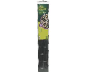 Treillis extensible en PVC 0,5 x 1,5 m gris TREILLIFLEX