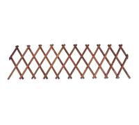 Treillis Extensible Jardin de Bois Marron en Plantes Grimpantes | Structure à Connexion Renforcée, pour Concombre et Clématite, Usage Cloison ou Mur Végétal