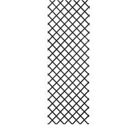 Treillis extensible - NATURE - Bois - 200 x 100 cm - Anthracite - Avec set de fixation