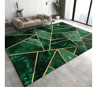 Treillis Géométrique En Marbre Abstrait 3D Imprimé Tapis Salon Table À Thé Canapé Tapis Chambre Maison Étude Décor Tapis Balcon Couloir Tapis 80 X 120 Cm - Polyester Doux Au Toucher Fac /6159590288933