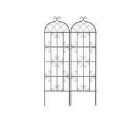 VEVOR Treillis de jardin pour plantes grimpantes 51 x 180 cm en métal antirouille extérieur, 2 pcs