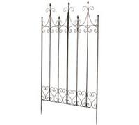 Treillis massif en fer Flieder 150 x 100 cm , Bronze G