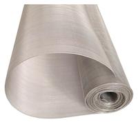 Treillis métallique à mailles fines, grille d'aération en acier inoxydable 304, tissu d'écran dur pour fenêtres, portes, filtre (1,2 x 4 m)