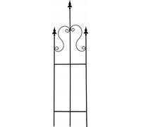 Treillis métallique de jardin 150 cm pour rosiers Fleurs rampantes noir Pergola