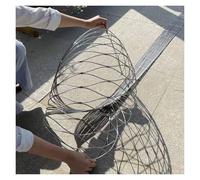 Treillis métallique en acier inoxydable 304, support de plantes grimpantes de 10 cm/2 mm, filet flexible pour la sécurité (0,6 x 9 m) - Treillis de jardin durable et filet de treillis