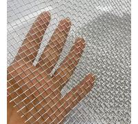 Treillis Métallique en Acier Inoxydable, Métier à Tisser en Fil De Maille, Fil De Volière Frais De Quincaillerie Tissu pour Poulailler Lapin Jardin Fruit Cage Animal, Résistan, 1x10m