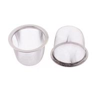 Treillis métallique en acier inoxydable Thé panier tamis 60mm Diamètre 2 pcs