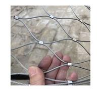 Treillis métallique flexible en acier inoxydable 304 pour balustrade 8 cm/1,5 mm, maille sûre pour jardin, ferme, staase et utilisation en extérieur (2 x 9 m) et polyvalent