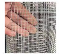 Treillis métallique polyvalent en acier inoxydable avec trou de 6 mm pour l'agriculture avicole 0,5 x 7 m Panneau en maille durable idéal pour le jardinage et l'élevage