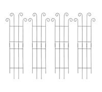 Treillis métallique - Support de plantes grimpantes pour plantes grimpantes - Support en métal antirouille pour le jardinage de légumes, pois, concombre, raisin, arrière-cour