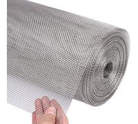 Treillis métallique tissé en Acier Inoxydable Treillis métallique tissé en métal Feuille de Maille en Acier Inoxydable à 6 Mailles Maille d'écran Dure et résistante à la Corrosion pour Briques