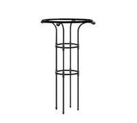 Treillis obélisque de jardin pour plantes grimpantes, cadre de support en métal pour jardin vertical, structure de culture peu encombrante pour intérieur ou extérieur, terrasse, balcon (95 cm)