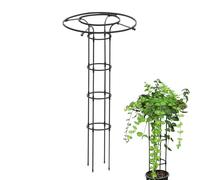 Treillis obélisque de jardin pour plantes grimpantes d'extérieur 150 cm - Treillis de parapluie pour pots de fleurs en acier inoxydable avec revêtement en polypropylène pour clématites, vignes, jasmin