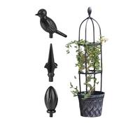Treillis Obélisque - Support Antirouille pour Grimpeur De Roses | Treillis De Jardin | Support pour Grimpant | pour Les Jardiniers Amateurs Cultivateurs Balcon Patio Terrasse Maison Appartement