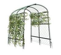 Treillis Plante Grimpante Extérieur en Métal: Support pour Plantes Grimpantes en Fer, Grille pour Rosier Grimpante - Grillage Concombre pour Tomate, Vigne 162cm*105cm*160cm