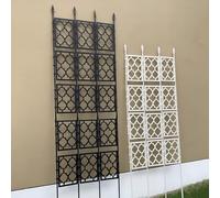Treillis Pliable pour Plantes Grimpantes, Treillage en Métal, Garden Plant Trellis Netting 150cm, 190cm, 220cm, 280cm, Conception De Grille PP, Facile À Installer(Black,85 * 150cm)
