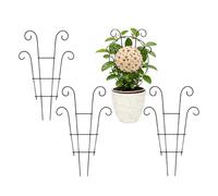 Treillis pour en Pot | Petit Treillis en métal pour Une Croissance Verticale | Piquets de Support de Vigne de 35,6 cm - pour Fleurs de Monstera, Lierre, clématites, intérieur, Maison, Bureau