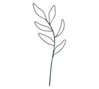 Treillis pour en Pot | Support de Jardin en Forme de Feuilles - Support antirouille - Fournitures de Jardin pour Lierre, Fleurs, légumes