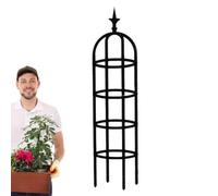 Treillis pour grimpantes d'extérieur | En métal résistant aux intempéries | Treillis de support de vigne | Pour rose, légumes, clématites, lierre, , mandevilla, gloires du matin