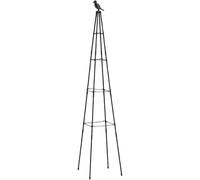Treillis pour grimpantes d'extérieur, treillis à pois - Grille métallique réglable en hauteur - Accessoire de jardin pour vignes, pois, haricots, grimpantes