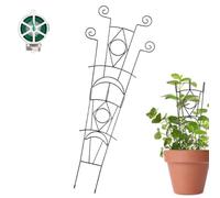 Treillis pour grimpantes en pot | Support métallique pour escalade de jardin, 2 pièces | Support pour grimpantes, pour jardiniers, maison, appartement, ferme, balcon, serre, patio