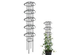 Treillis pour grimpantes, support de jardin en métal robuste, treillis obélisque pour vignes | pour serre intérieure et extérieure, , fruits, légumes, vignes