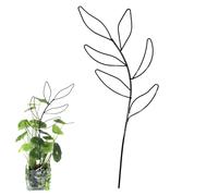 Treillis pour Petites : 12,6 x 4,3 Pouces, Cadre en métal en Forme de Feuilles, Support d'escalade dans Le Jardin | Support pour d'intérieur, Lierre végétal, Vigne, Structure en Fer